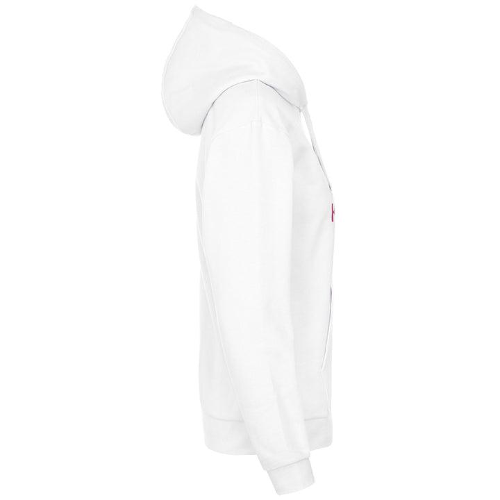 Fleece Woman LOGO EGLE Jumper WHITE Dressed Front (jpg Rgb)	