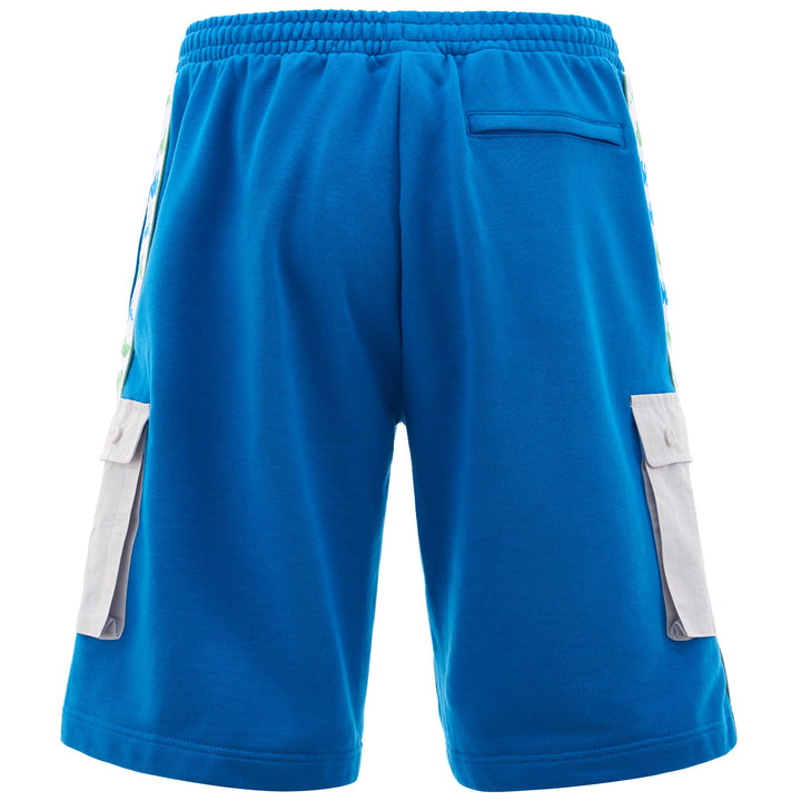 Shorts Man 222 BANDA SANCIO Sport  Shorts BLUE SMURF-GREY LT-GREEN DUSTY Dressed Side (jpg Rgb)		