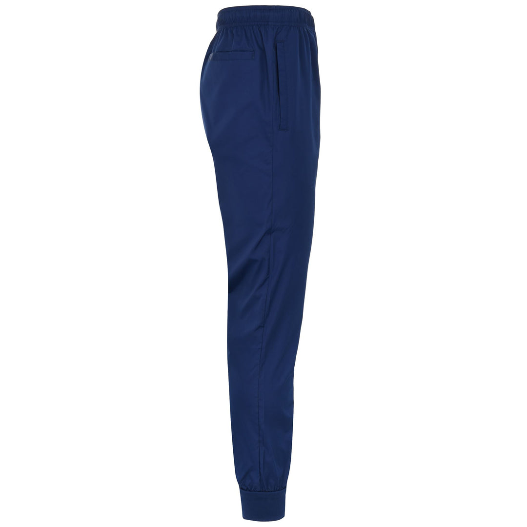 Pants Man KAPPA4FOOTBALL NASTECOPAN Sport Trousers BLUE DEPTHS-AZURE Dressed Front (jpg Rgb)	