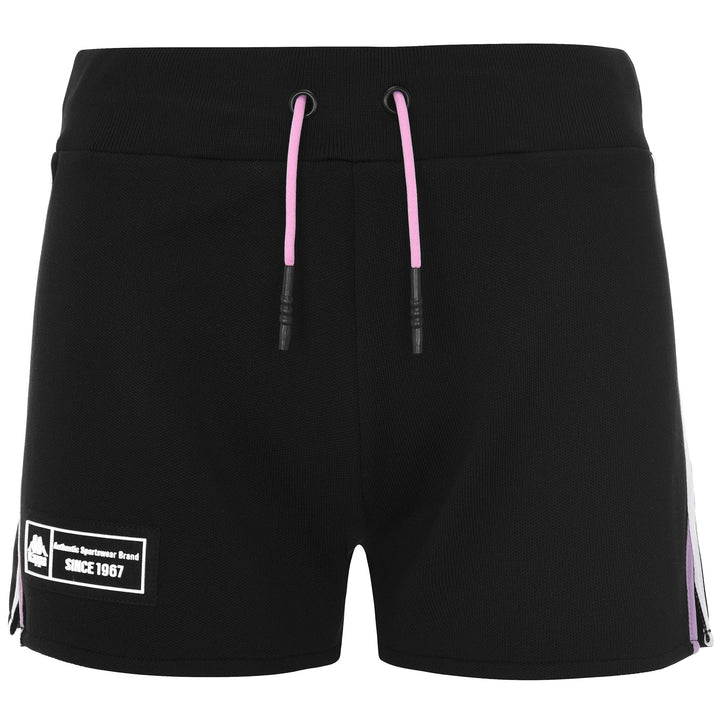 Shorts Woman AUTHENTIC TECH ZAVY Sport  Shorts BLACK - VIOLET TULLE - WHITE Photo (jpg Rgb)			