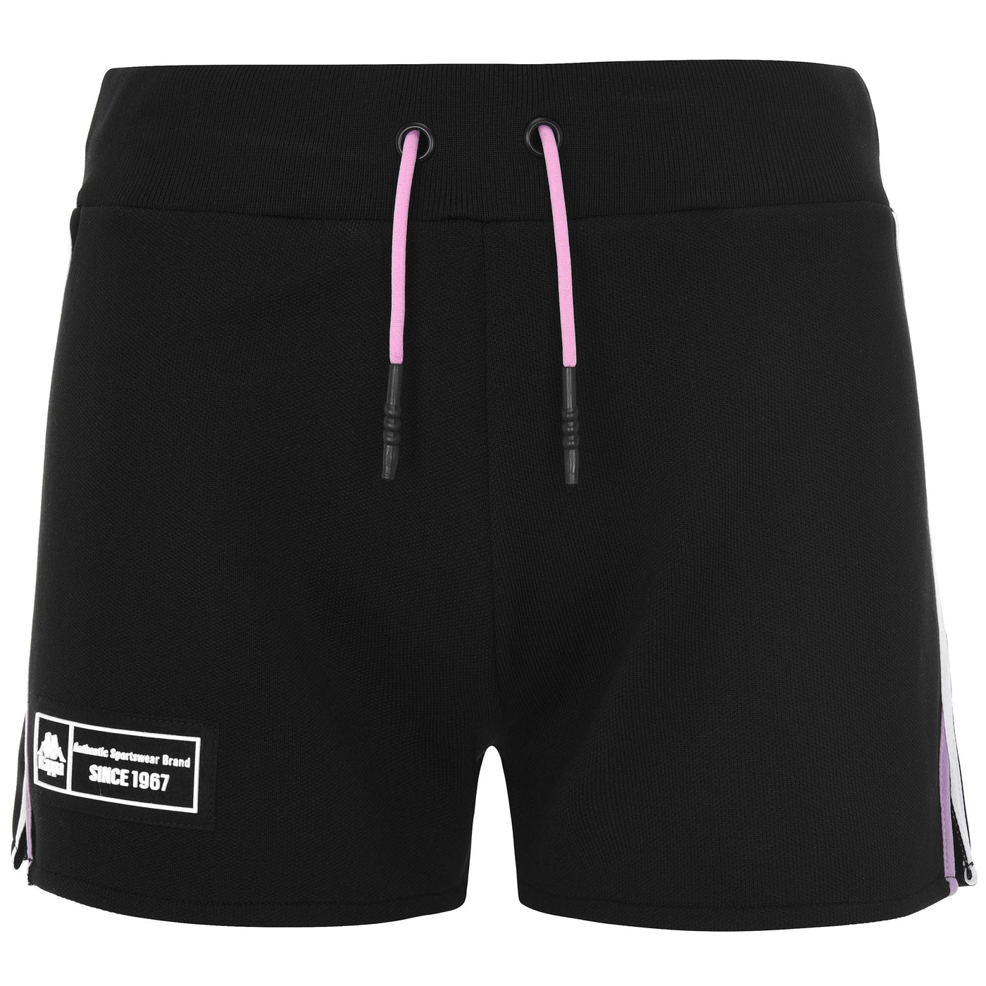 Shorts Woman AUTHENTIC TECH ZAVY Sport  Shorts BLACK - VIOLET LILLA - WHITE Photo (jpg Rgb)			