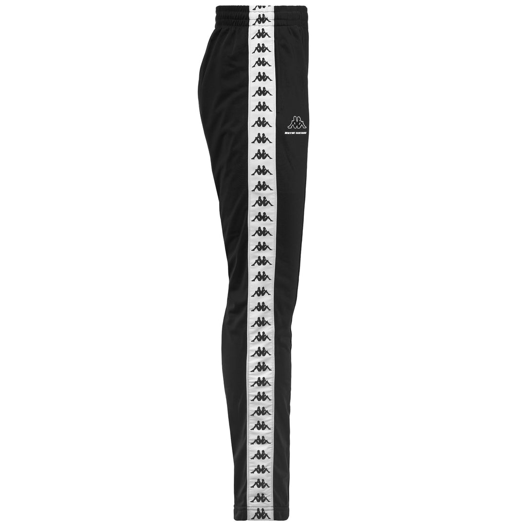 Pants Man 222 BANDA DPG BLIK Sport Trousers BLACK-WHITE-BLACK Dressed Front (jpg Rgb)	