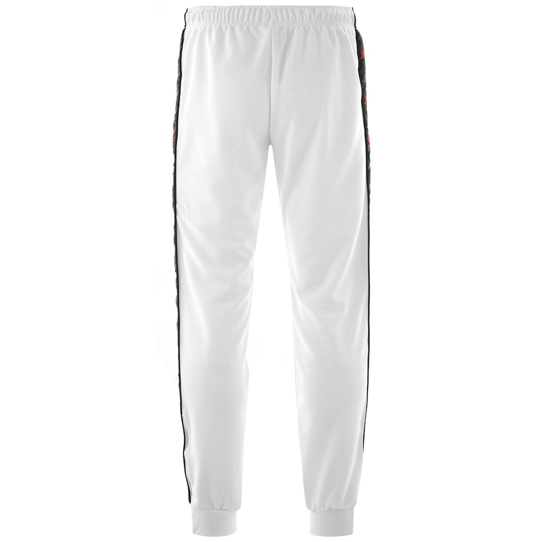 Pants Man AUTHENTIC LEO Sport Trousers WHITE-BLACK-GREY ANTHRACITE-RED Dressed Side (jpg Rgb)		