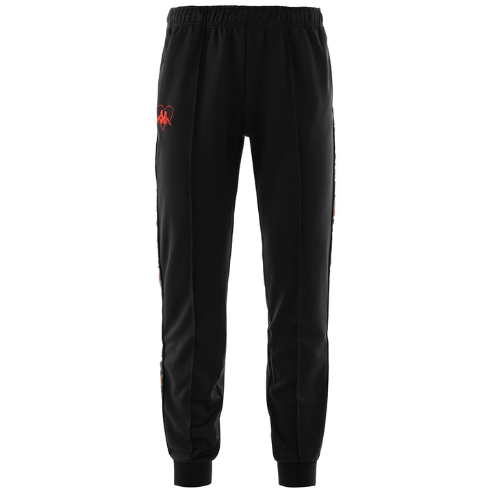 Pants Man AUTHENTIC LEO Sport Trousers BLACK-GREYDK-RED Photo (jpg Rgb)			