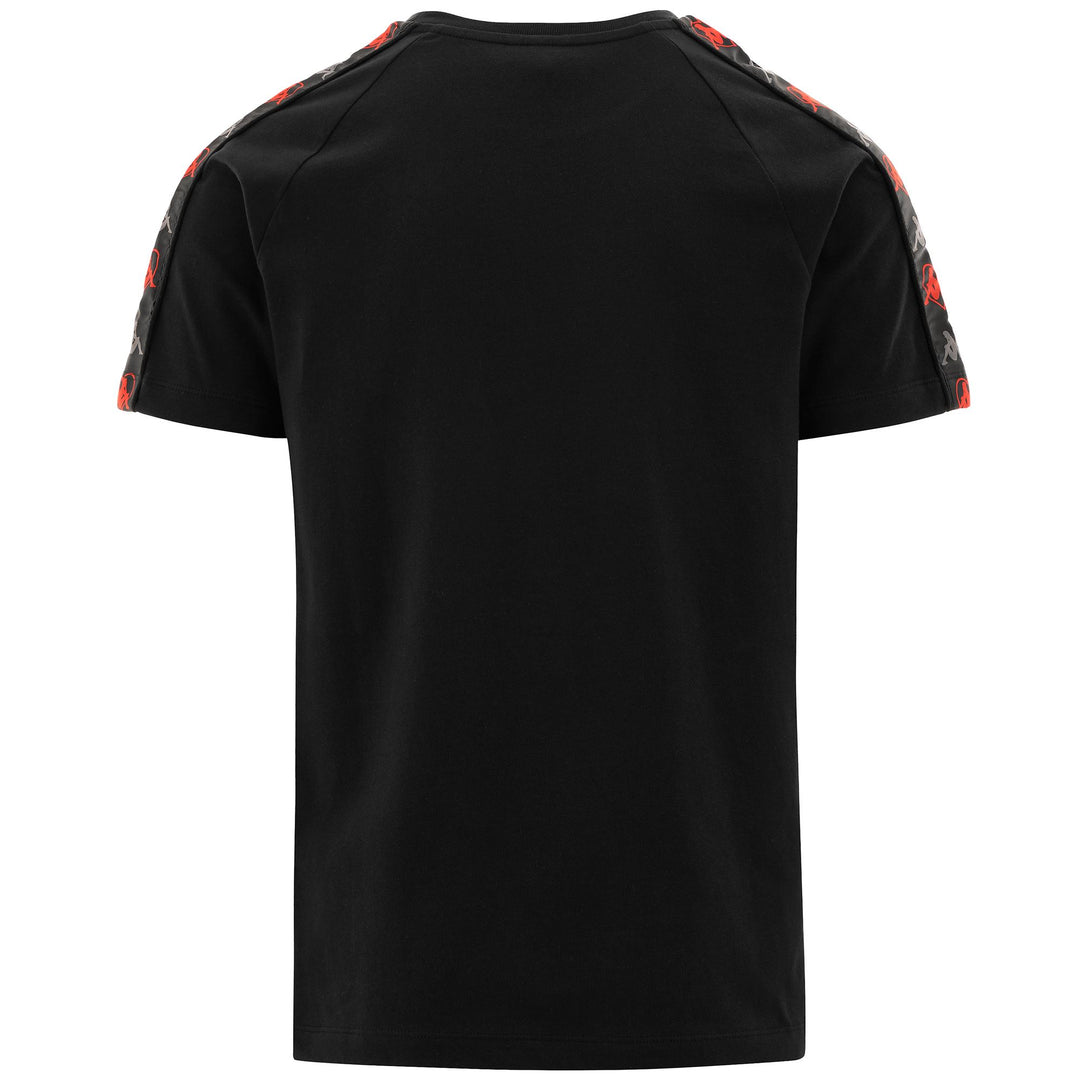T-ShirtsTop Man AUTHENTIC LEON T-Shirt BLACK-GREYDK-RED Dressed Side (jpg Rgb)		