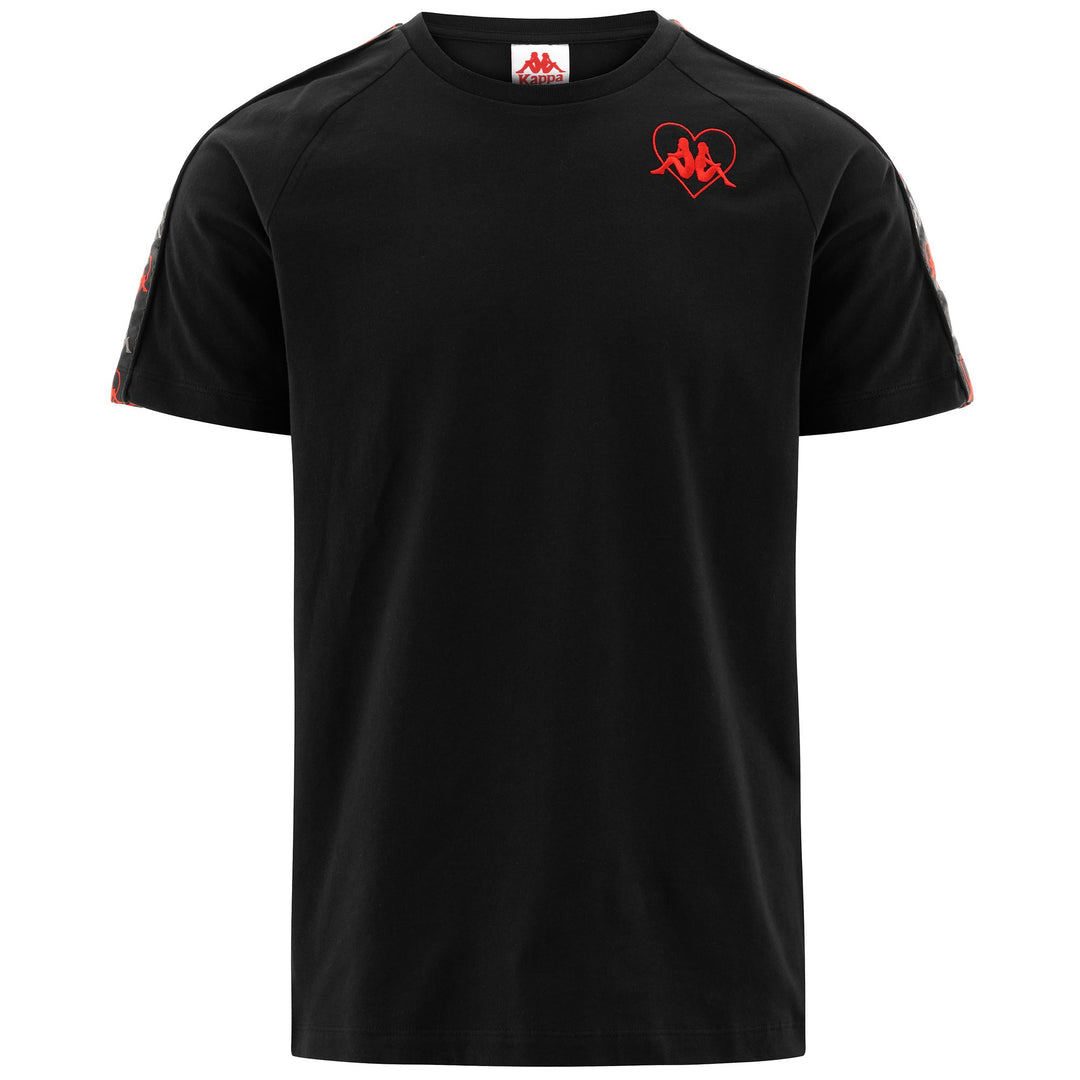 T-ShirtsTop Man AUTHENTIC LEON T-Shirt BLACK-GREYDK-RED Photo (jpg Rgb)			