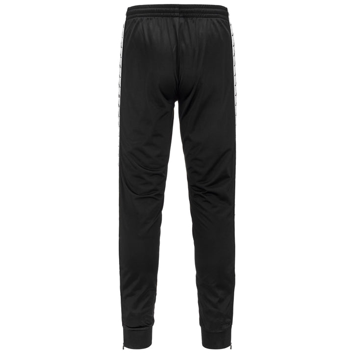 Pants Man 222 BANDA DPG BRAWER Sport Trousers BLACK-WHITE Dressed Side (jpg Rgb)		