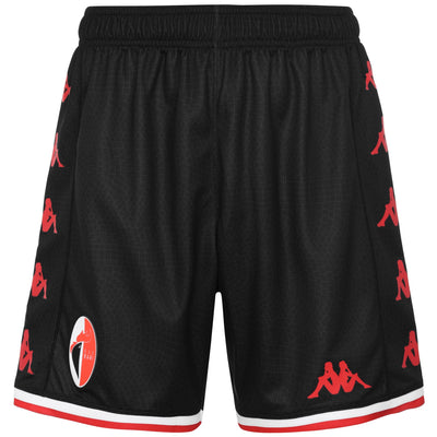 Shorts Man KOMBAT RYDER BARI Sport  Shorts BLACK-RED-WHITE Photo (jpg Rgb)			