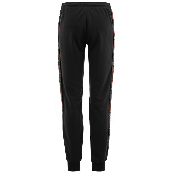 Pants Woman AUTHENTIC LUNA Sport Trousers BLACK-GREYDK-RED Dressed Side (jpg Rgb)		