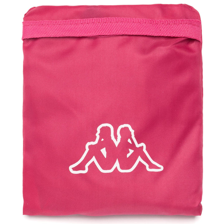 Bags Unisex LOGO GALEV Shopping Bag PINK INTENSE Dressed Side (jpg Rgb)		