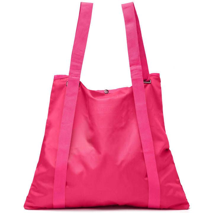 Bags Unisex LOGO GALEV Shopping Bag PINK INTENSE Dressed Front (jpg Rgb)	