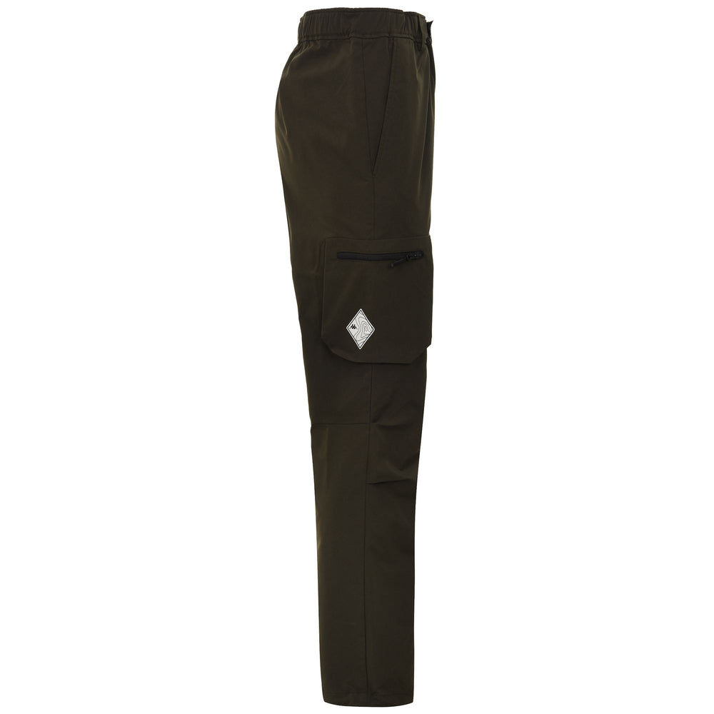 Pants Man BRINGOOS Sport Trousers GREEN INK - BLACK Dressed Front (jpg Rgb)	