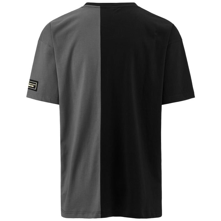 T-ShirtsTop Man AUTHENTIC TIER ONE LODO T-Shirt BLACK-GREY Dressed Side (jpg Rgb)		