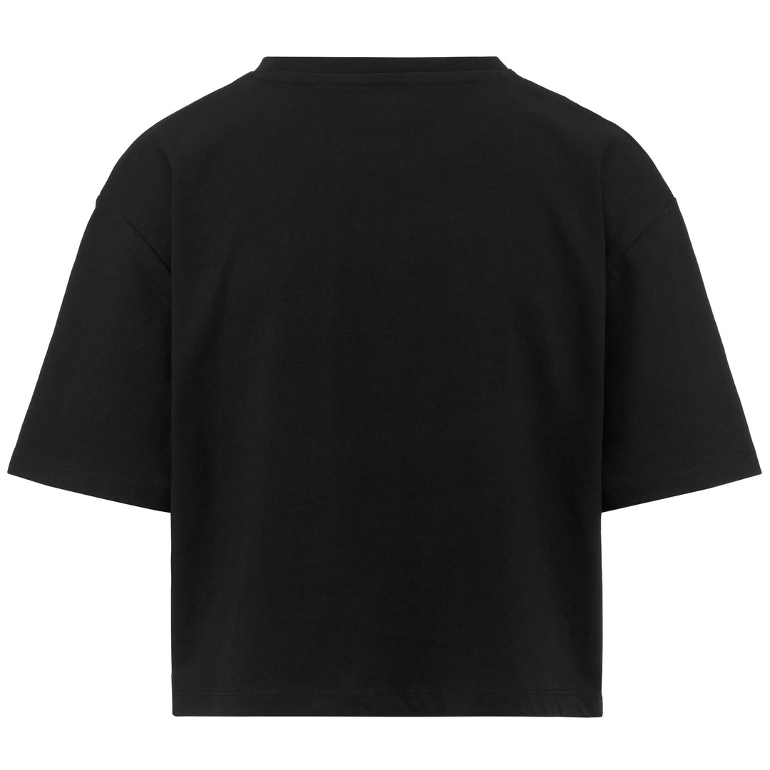 T-ShirtsTop Woman LOGO 365 DUSSA T-Shirt BLACK Dressed Side (jpg Rgb)		