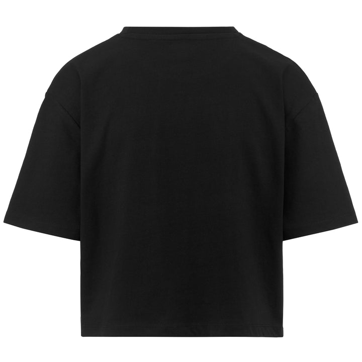 T-ShirtsTop Woman LOGO 365 DUSSA T-Shirt BLACK Dressed Side (jpg Rgb)		
