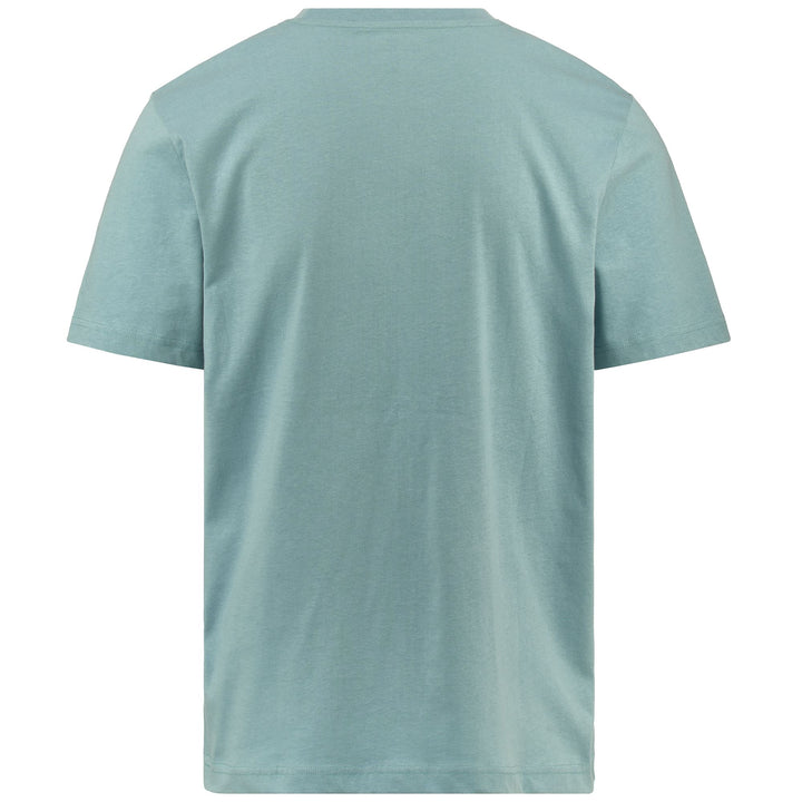 T-ShirtsTop Man LOGO 365 DASSI T-Shirt BLUE STONE Dressed Side (jpg Rgb)		