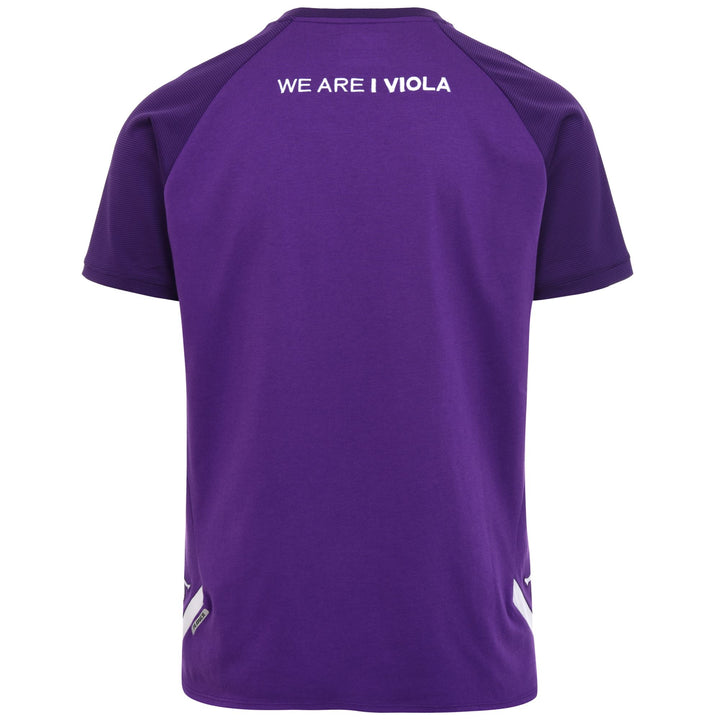 T-ShirtsTop Man AYBA 6 FIORENTINA T-Shirt VIOLET INDIGO - VIOLET PETUNIA - WHITE Dressed Side (jpg Rgb)		