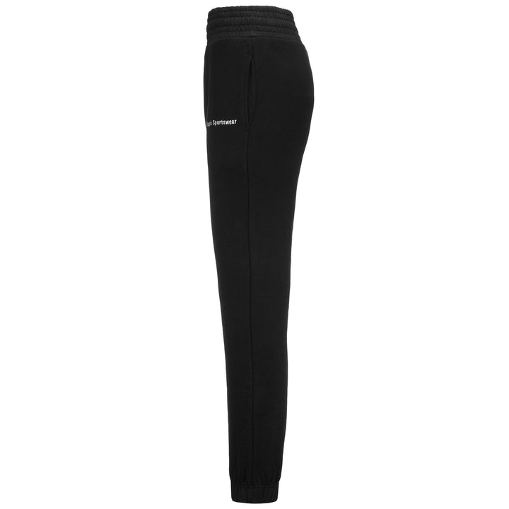 Pants Woman AUTHENTIC VEGHY Sport Trousers BLACK Dressed Back (jpg Rgb)		