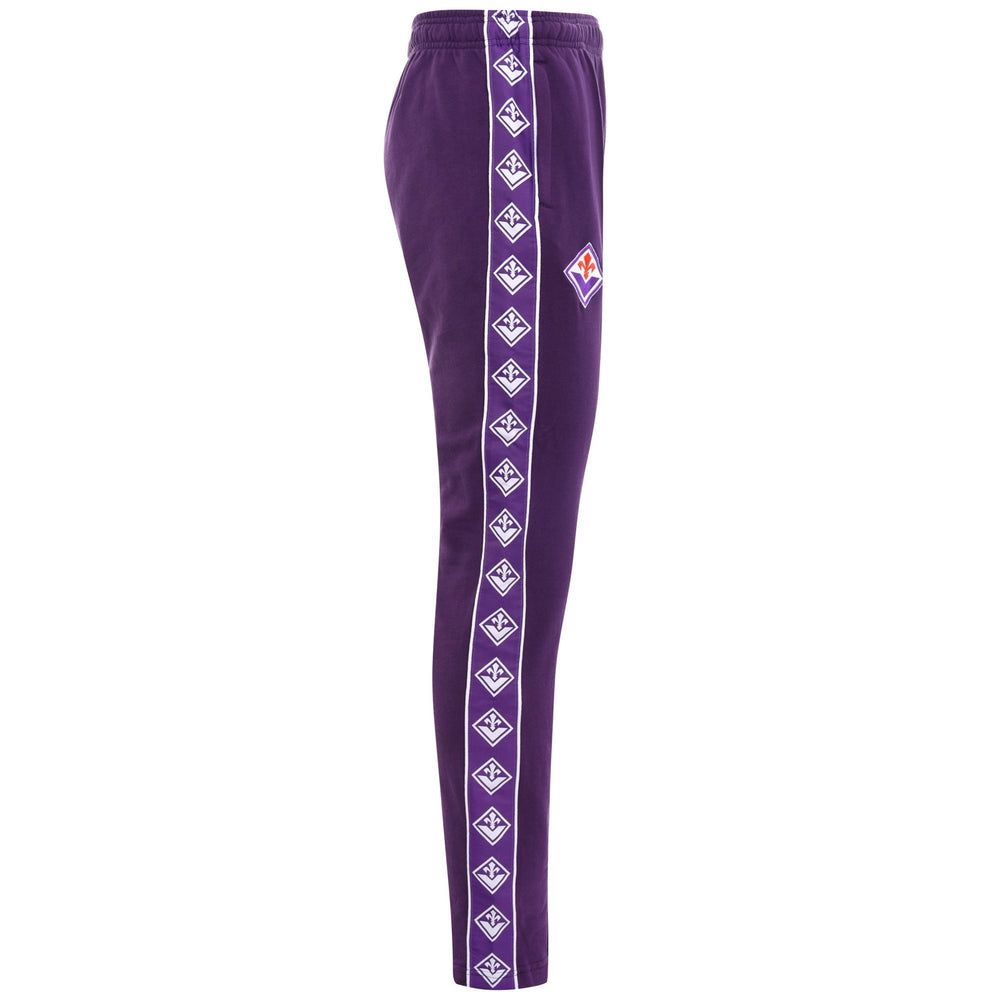 Pants Unisex Alphonsos Fiorentina Sport Trousers VIOLET EGGPLANT Dressed Front (jpg Rgb)	