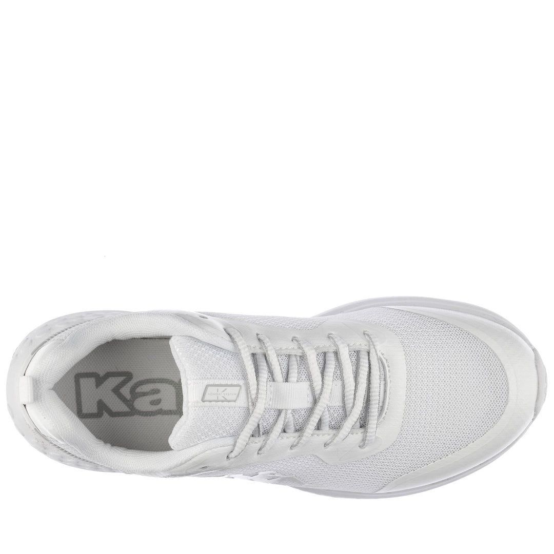 Sport Shoes Unisex KOMBAT GLINCH 2 Low Cut WHITE Dressed Back (jpg Rgb)		