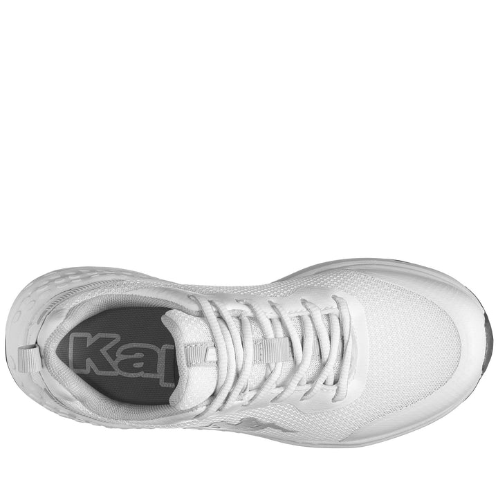 Sport Shoes Unisex KOMBAT GLINCH 2 Low Cut WHITE-GREY LT Dressed Back (jpg Rgb)		