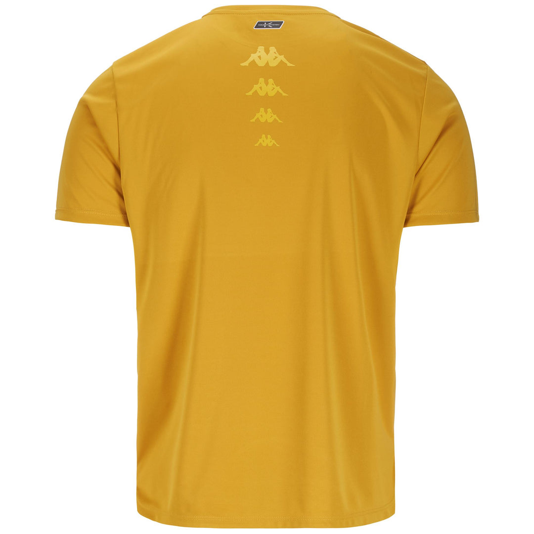 T-ShirtsTop Man EOCENE T-Shirt YELLOW Dressed Side (jpg Rgb)		