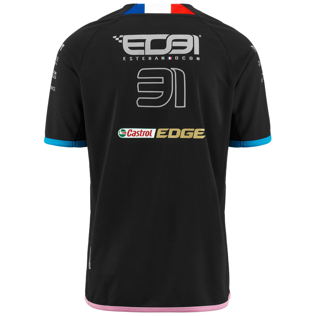 Active Jerseys Man KOMBAT OCON ALPINE F1 Shirt BLACK-LIQUID BLUE-PINK Dressed Side (jpg Rgb)		