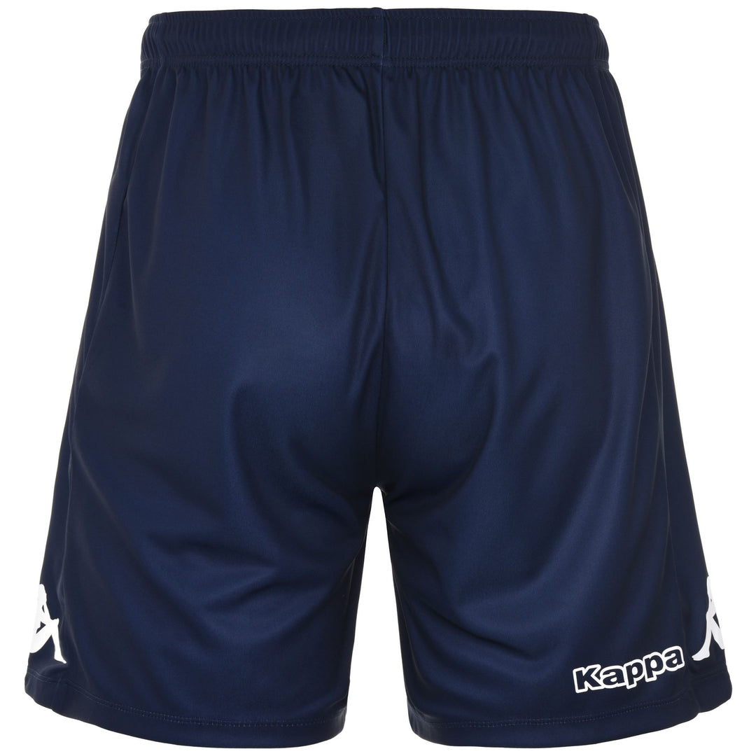 Shorts Man KAPPA4FOOTBALL NURCHETA Sport  Shorts BLUE MARINE Dressed Side (jpg Rgb)		