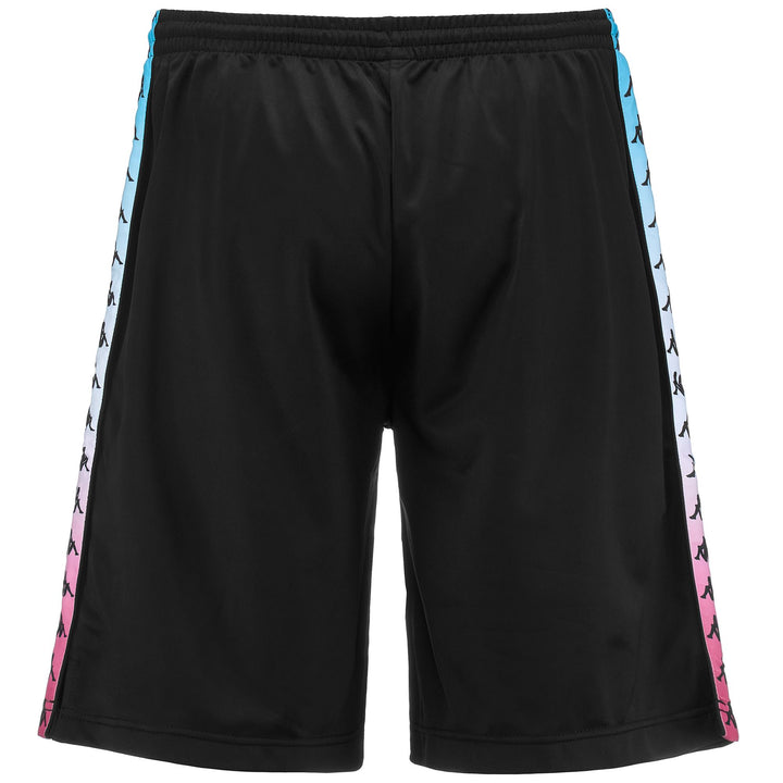 Shorts Man 222 BANDA TREADWELL DEGRADE Sport  Shorts BLACK-TURQUOISE-FUXIA Dressed Side (jpg Rgb)		