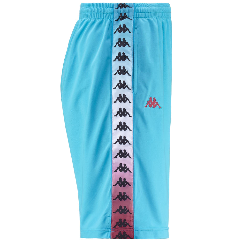 Shorts Man 222 BANDA TREADWELL DEGRADE Sport  Shorts TURQUOISE-WHITE-FUXIA Dressed Front (jpg Rgb)	