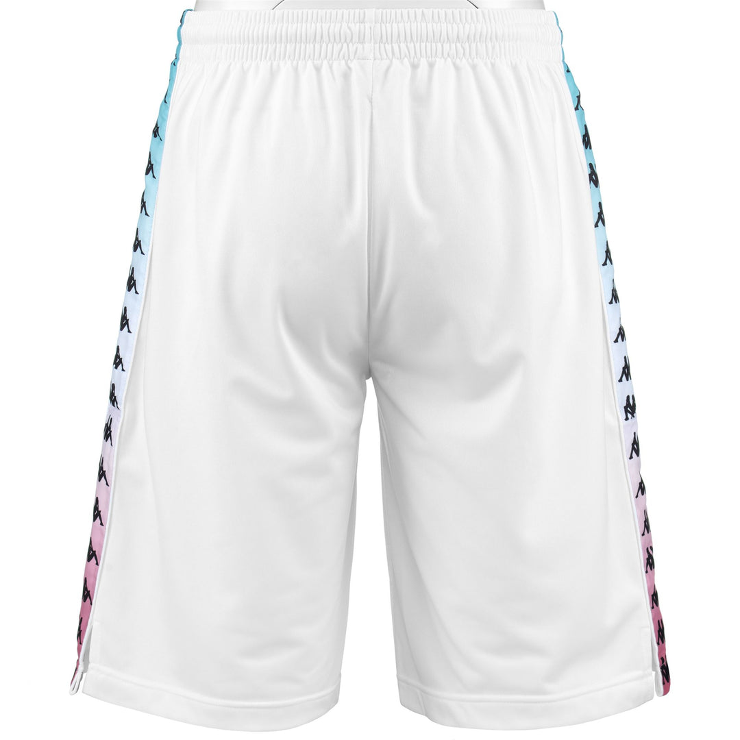 Shorts Man 222 BANDA TREADWELL DEGRADE Sport  Shorts WHITE-TURQUOISE-FUXIA Dressed Side (jpg Rgb)		