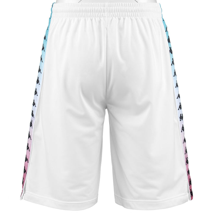 Shorts Man 222 BANDA TREADWELL DEGRADE Sport  Shorts WHITE-TURQUOISE-FUXIA Dressed Side (jpg Rgb)		