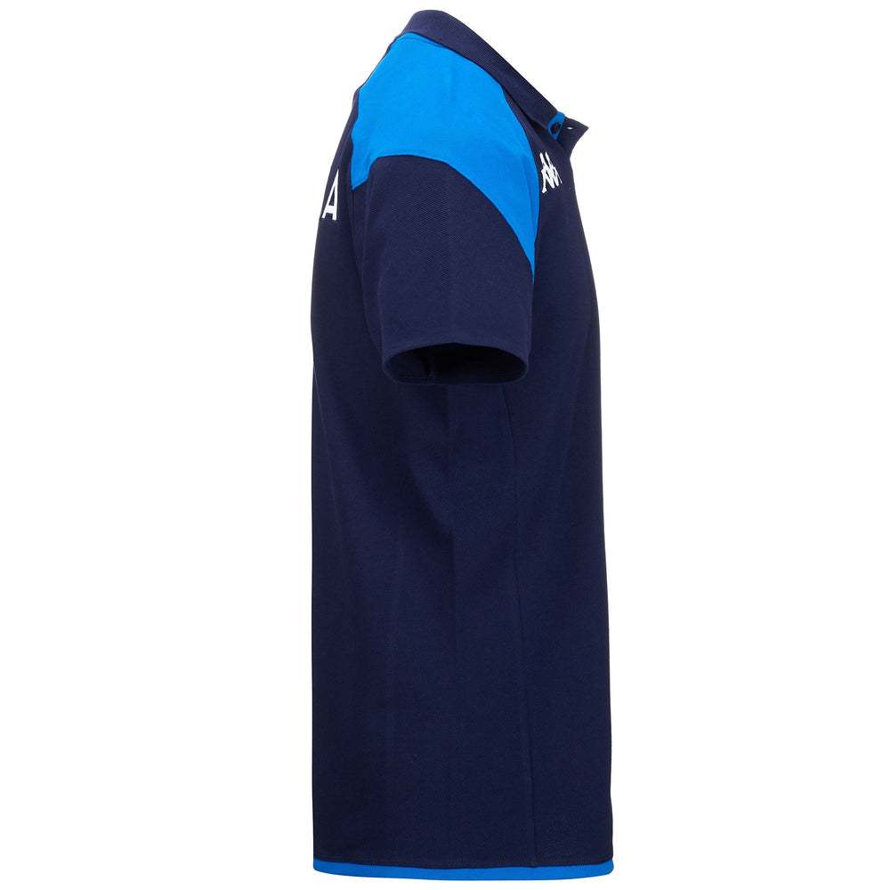 Polo Shirts Man ANGAT 7 BRESCIA Polo BLUE MARINE - BLUE IMPERIAL Dressed Front (jpg Rgb)	