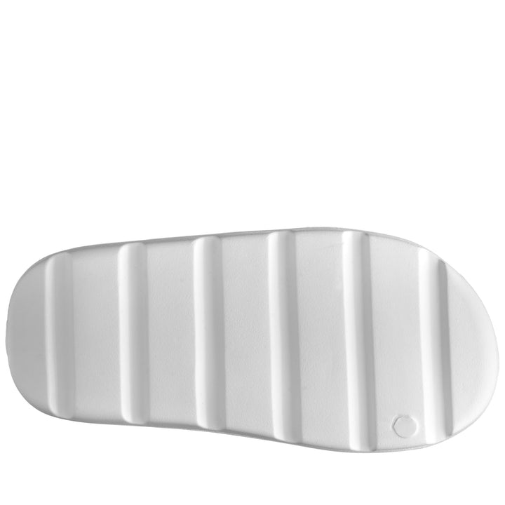 Flip-Flops Unisex PLUME 1 SSC BARI Stripe WHITE Dressed Front (jpg Rgb)	