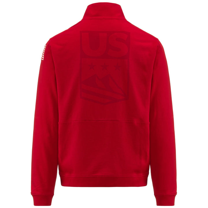 Fleece Unisex ARUTERA US Jumper RED RACING Dressed Side (jpg Rgb)		