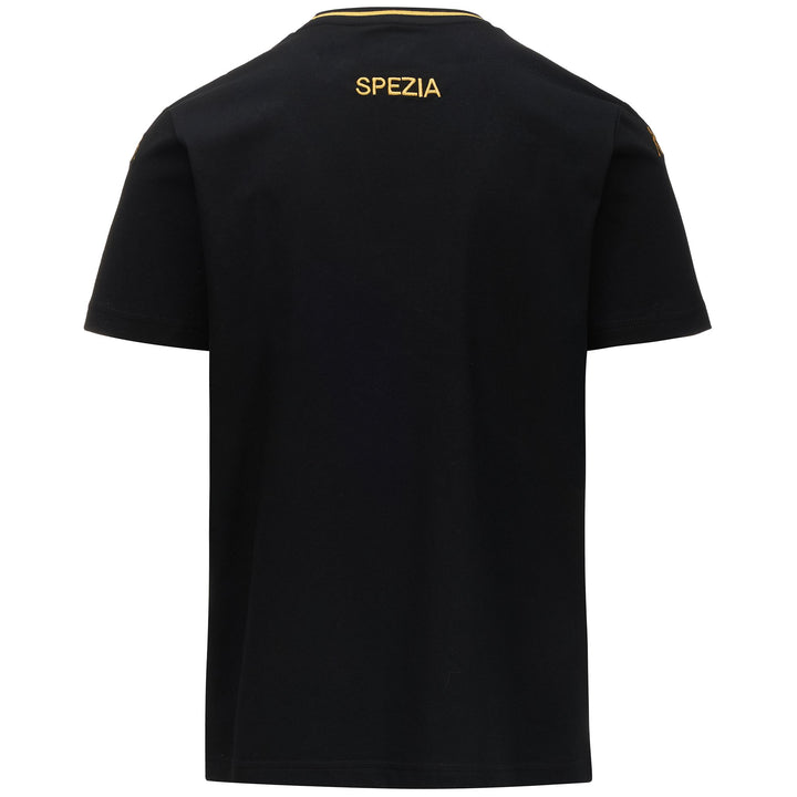 T-ShirtsTop Man AMEPIZ SPEZIA T-Shirt BLACK-GOLD Dressed Side (jpg Rgb)		