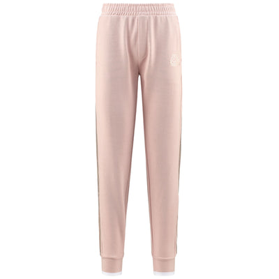 Pants Woman LOGO DRAF Sport Trousers Pink Skin | kappa Photo (jpg Rgb)			