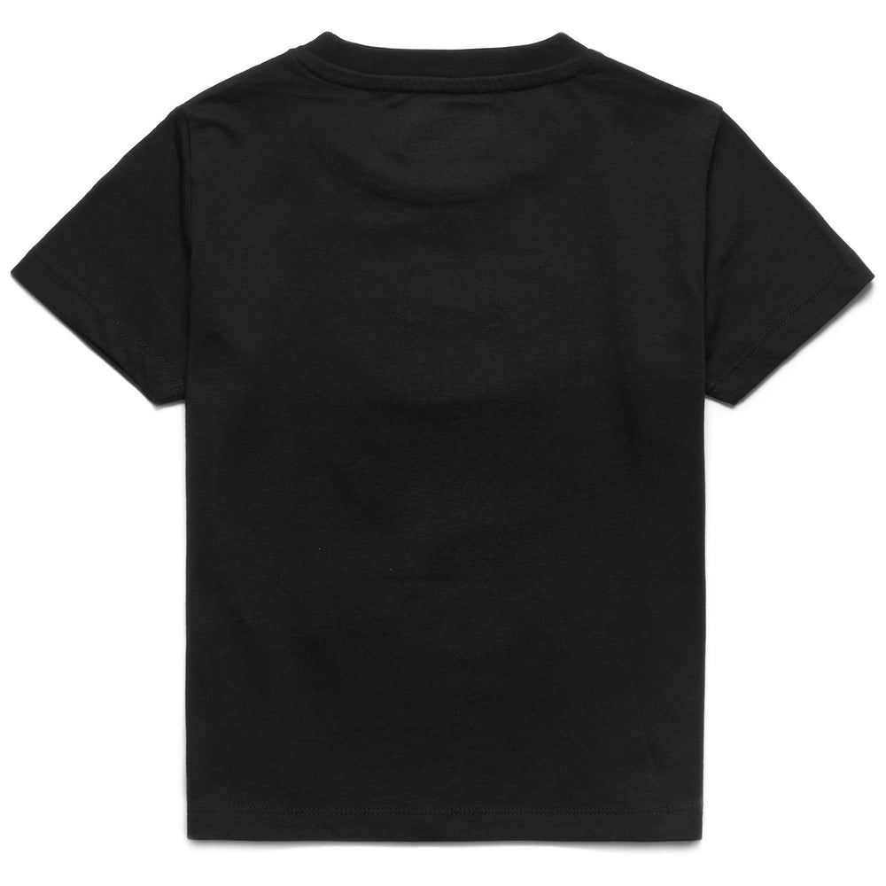 T-ShirtsTop Boy LOGO DEMAN KID T-Shirt BLACK Dressed Front (jpg Rgb)	