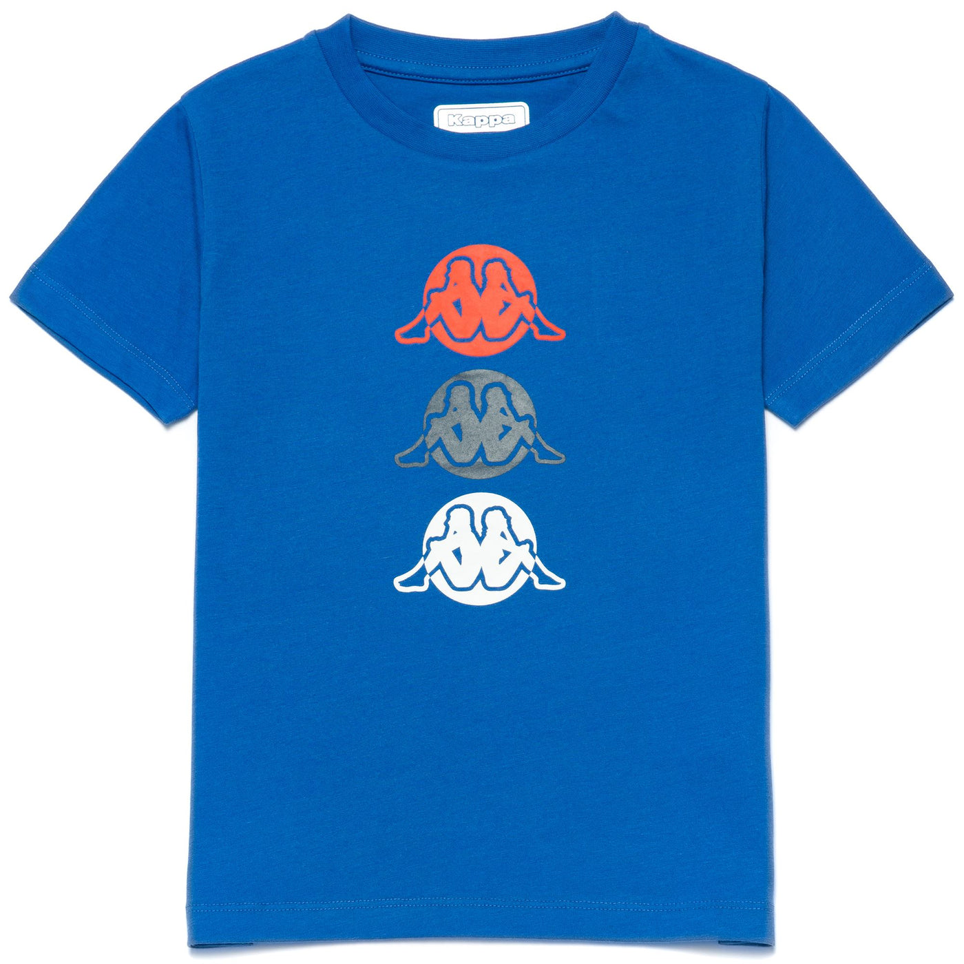 T-ShirtsTop Boy LOGO DEMAN KID T-Shirt Blue Ocean | kappa Photo (jpg Rgb)			