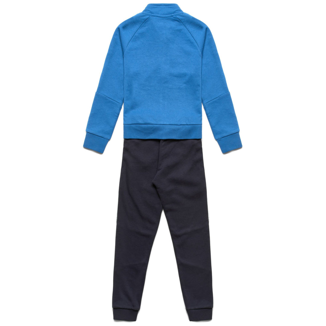 Sport Suits Boy LOGO DERIN KID TRACKSUIT BLUE OCEANO-BLUE SPACE Dressed Front (jpg Rgb)	