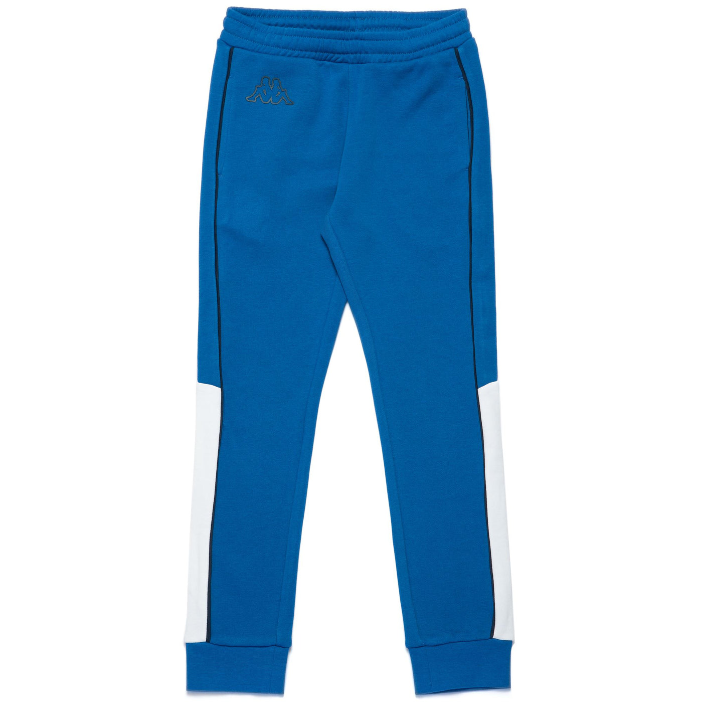 Pants Boy LOGO DEFES KID Sport Trousers BLUE OCEANO-WHITE-BLUE SPACE | kappa Photo (jpg Rgb)			