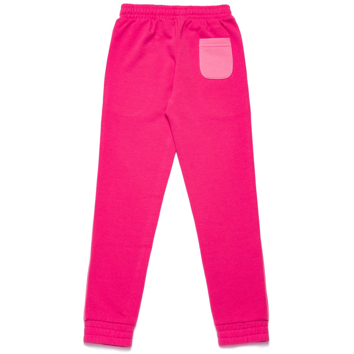 Pants Girl LOGO DUVA KID Sport Trousers PINK FANDANGO - PINK INTENSE Dressed Front (jpg Rgb)	