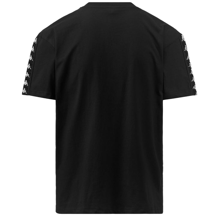 T-ShirtsTop Man 222 BANDA VASTO T-Shirt BLACK - WHITE Dressed Side (jpg Rgb)		