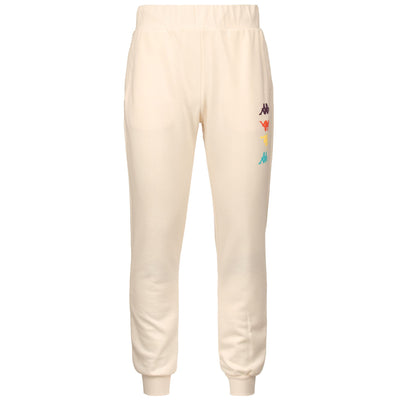 Pants Man AUTHENTIC ZASIAR Sport Trousers WHITE GARDENIA - ORANGE TOMATO - VIOLET - YELLOW LIMELIGHT - AZURE | kappa Photo (jpg Rgb)			