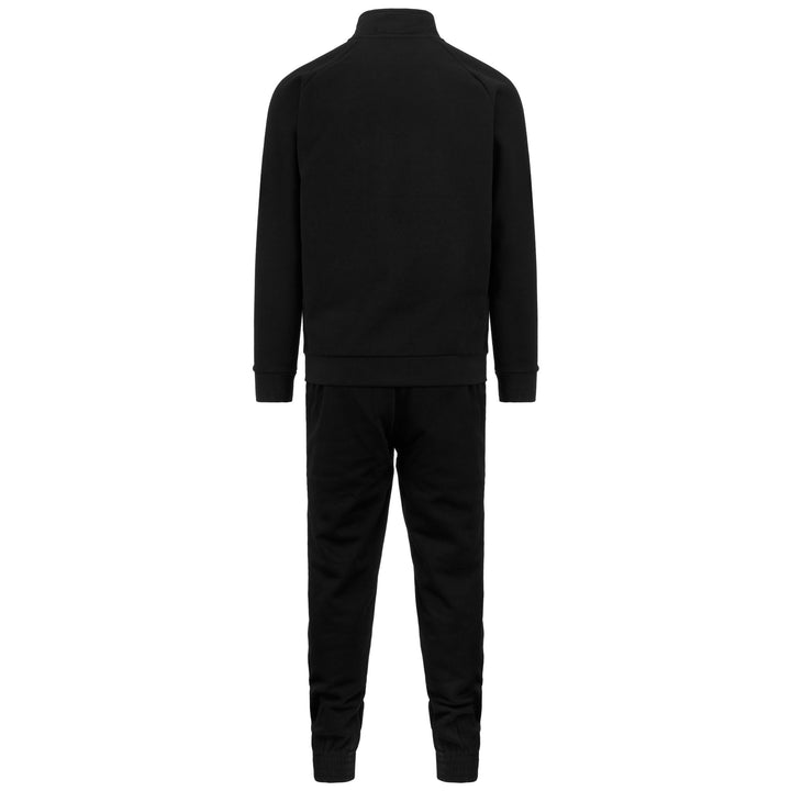 Sport Suits Man LOGO 365 DENAFU TRACKSUIT BLACK Dressed Side (jpg Rgb)		