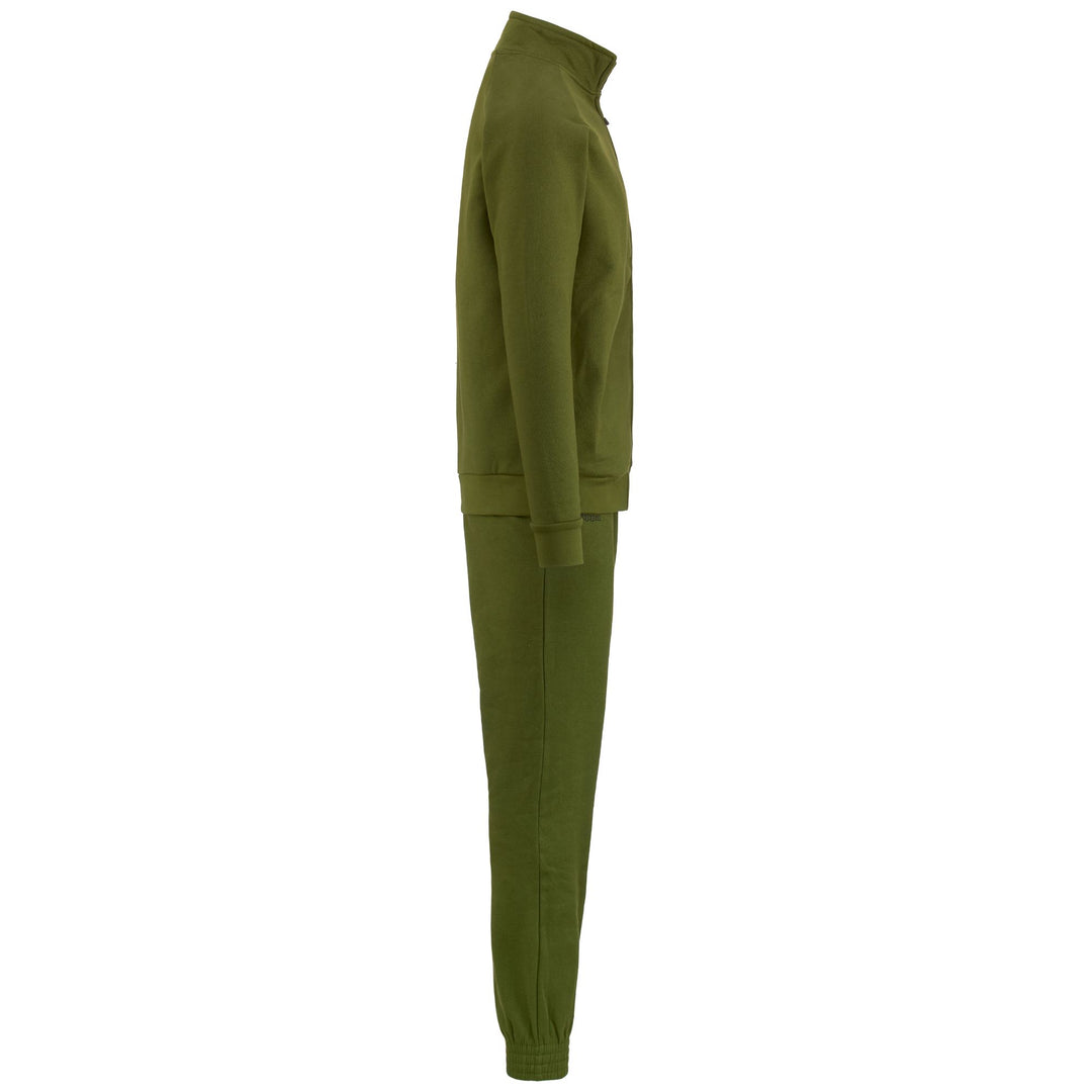 Sport Suits Man LOGO 365 DENAFU TRACKSUIT GREEN PARSLEY Dressed Front (jpg Rgb)	