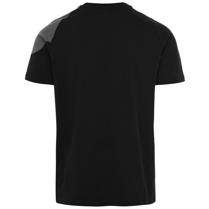 T-ShirtsTop Man AUTHENTIC TECH VUCHIK T-Shirt BLACK SMOKE-GREY STEEL Dressed Side (jpg Rgb)		