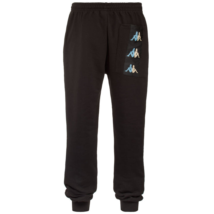 Pants Man 222 BANDA 10 VALTEN Sport Trousers BLACK-BLUE STONE-BEIGE NATURALE Dressed Side (jpg Rgb)		