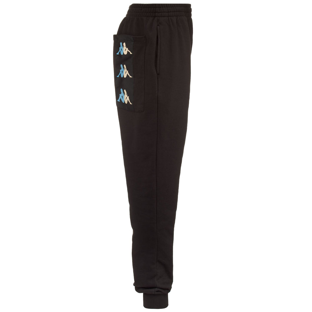Pants Man 222 BANDA 10 VALTEN Sport Trousers BLACK-BLUE STONE-BEIGE NATURALE Dressed Front (jpg Rgb)	