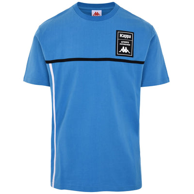 T-ShirtsTop Man AUTHENTIC TECH ZELL T-Shirt BLUE SMURF - BLACK - WHITE Photo (jpg Rgb)			